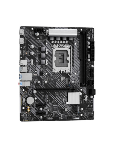 Mainboard, ASROCK, Intel B760 Express, LGA1700, Micro-ATX, Memory DDR5, Memory slots 2, 2xPCI-Express 3.0 1x, 1xPCI-Express 4.0