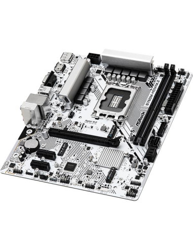 Mainboard, ASROCK, Intel B760 Express, LGA1700, Micro-ATX, Memory DDR5, Memory slots 2, 2xPCI-Express 3.0 1x, 1xPCI-Express 4.0