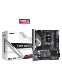 Mainboard, ASROCK, AMD B650, SAM5, Micro-ATX, Memory DDR5, Memory slots 2, 1xPCI-Express 4.0 1x, 2xPCI-Express 4.0 16x, 1xM.2, 