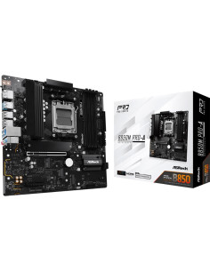 Mainboard, ASROCK, AMD B850, SAM5, Micro-ATX, Memory DDR5, Memory slots 4, 1xPCI-Express 4.0 4x , 1xPCI-Express 5.0 16x, 1xM.2,