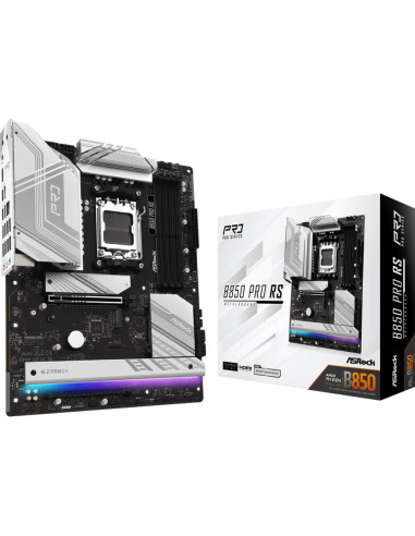 Mainboard, ASROCK, AMD B850, SAM5, ATX, Memory DDR5, Memory slots 4, 1xPCI-Express 4.0 16x, 1xPCI-Express 5.0 16x, 1xM.2, 1xHDM