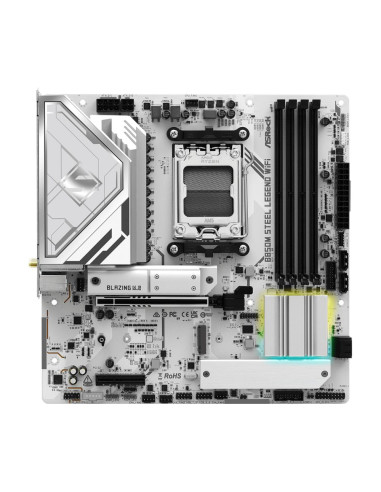 Mainboard, ASROCK, AMD B850, SAM5, Micro-ATX, Memory DDR5, Memory slots 4, 4xPCI-Express 4.0 4x , 1xPCI-Express 5.0 16x, 1xM.2,