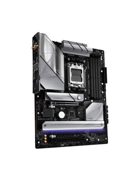 Mainboard, ASROCK, AMD B850, SAM5, ATX, Memory DDR5, Memory slots 4, 2xPCI-Express 4.0 16x, 1xPCI-Express 5.0 16x, 1xM.2, 1xHDM