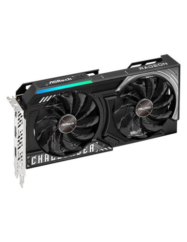 Graphics Card, ASROCK, AMD Radeon RX 9060 XT, 8 GB, GDDR6, 128 bit, PCIE 5.0 16x, Dual Slot Fansink, RX9060XTCL8GO