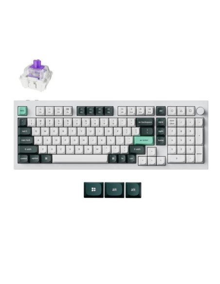 KEYBOARD WRL Q5 HE RGB/SHELL WHITE Q5H-P1 KEYCHRON KEYBOARD WRL Q5 HE RGB/SHELL WHITE Q5H-P1 KEYCHRON