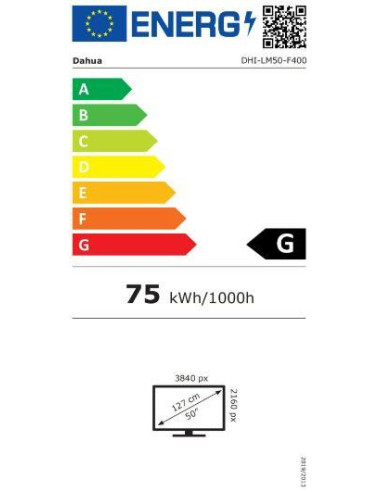 Large Format Display, DAHUA, 50 ", 3840 x 2160 pixels, 4K Ultra HD, Native aspect ratio 16:9, LED, Flat, DHI-LM50-F400