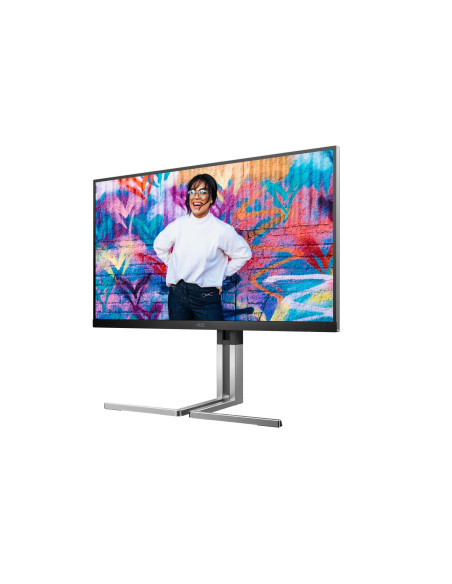 LCD Monitor, AOC, Q27U3CV, 27", Matte, Panel IPS, 2560x1440, 16:9, 75 Hz, 4 ms, Speakers, Colour Black / Silver, Q27U3CV LCD Monitor, AOC, Q27U3CV, 27", Matte, Panel IPS, 2560x1440, 16:9, 75 Hz, 4 ms, Speakers, Colour Black / Silver, Q27U3CV