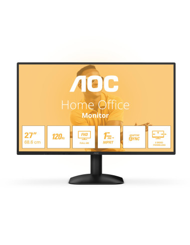 LCD Monitor, AOC, 27 ", 1920 x 1080 pixels, Full HD, Native aspect ratio 16:9, Flat, 27B31H