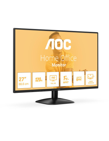 LCD Monitor, AOC, 27 ", 1920 x 1080 pixels, Full HD, Native aspect ratio 16:9, Flat, 27B31H