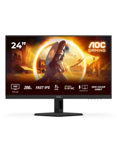 LCD Monitor, AOC, 23.8 ", 1920 x 1080 pixels, Full HD, Native aspect ratio 16:9, LED, Flat, 24G4HRE