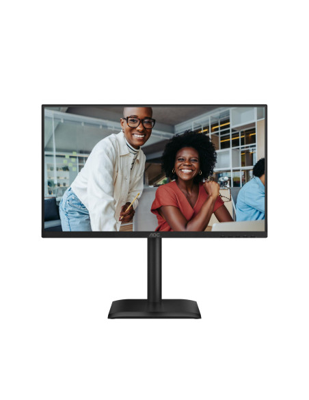 LCD Monitor, AOC, 60.5 cm (23.8"), 1920 x 1080 pixels, Full HD, Native aspect ratio 16:9, LED, Flat, 24E4U