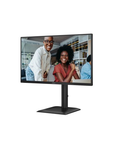 LCD Monitor, AOC, 60.5 cm (23.8"), 1920 x 1080 pixels, Full HD, Native aspect ratio 16:9, LED, Flat, 24E4U