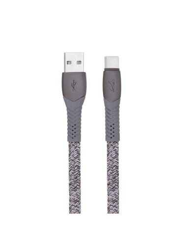 CABLE USB-C TO USB2.0 1.2M/GREY PS6102 GR12 RIVACASE