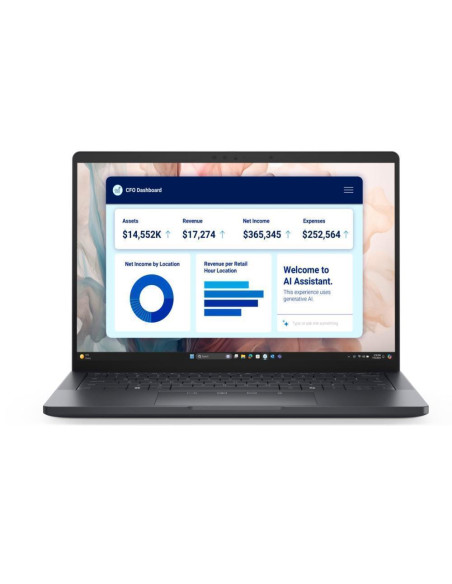 Notebook, DELL, PRO Premium, CPU Intel Core Ultra 5, 228V, 2.1 GHz, 13.3 ", RAM 32 GB, LPDDR5-SDRAM, On-board graphics Yes, Key