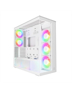 Case, ARCTIC, Xtender (White), MidiTower, Case product features Transparent panel, Not included, Colour White, ACPCC00014A