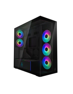 Case, ARCTIC, Xtender VG (Mirror Black), Case product features Transparent panel, Not included, Colour Black, ACPCC00019A
