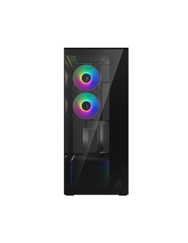 Case, ARCTIC, EATX, Black, Midi Tower, PC, Xtender VG (Mirror Black), ACPCC00019A