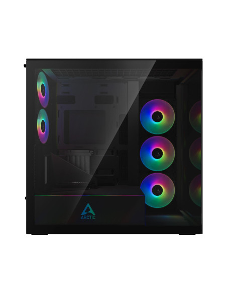 Case, ARCTIC, EATX, Black, Midi Tower, PC, Xtender VG (Mirror Black), ACPCC00019A