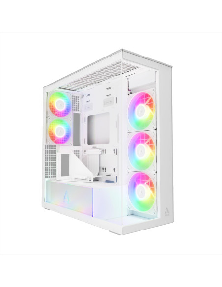 Case, ARCTIC, Xtender VG (White), Case product features Transparent panel, Not included, Colour White, ACPCC00017A Case, ARCTIC, Xtender VG (White), Case product features Transparent panel, Not included, Colour White, ACPCC00017A