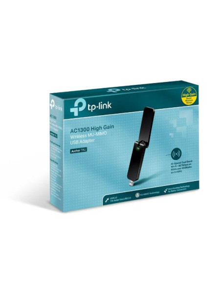 WRL ADAPTER 1300MBPS USB/DUAL BAND ARCHER T4U TP-LINK WRL ADAPTER 1300MBPS USB/DUAL BAND ARCHER T4U TP-LINK