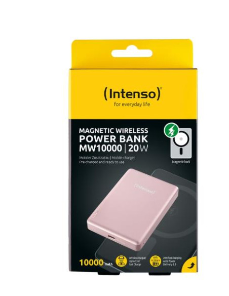 POWER BANK USB 10000MAH MAG/ROSE 7344033 INTENSO