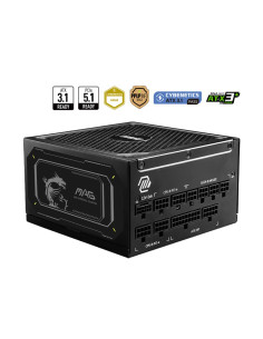 Power Supply, MSI, MAG A1000GL PCIE5 II, ATX 3.1, 1000 Watts, Efficiency 80 PLUS GOLD, PFC Active, MAGA1000GLPCIE5II