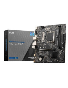 Mainboard, MSI, Intel H610, LGA1700, Micro-ATX, Memory DDR5, Memory slots 2, 1xPCI-Express 1x, 1xPCI-Express 16x, 1xM.2, 1x15pi