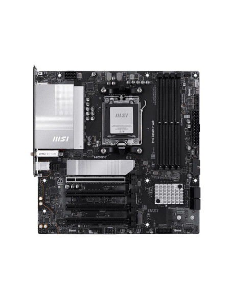 Mainboard, MSI, AMD B850, SAM5, Micro-ATX, Memory DDR5, Memory slots 4, PROB850M-PWIFI Mainboard, MSI, AMD B850, SAM5, Micro-ATX, Memory DDR5, Memory slots 4, PROB850M-PWIFI
