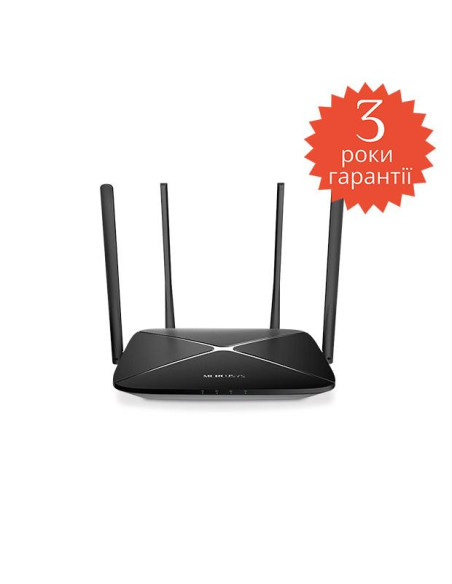Wireless Router, MERCUSYS, Wireless Router, 1167 Mbps, IEEE 802.11a, IEEE 802.11 b/g, IEEE 802.11n, IEEE 802.11ac, 1 WAN, 3x10/ Wireless Router, MERCUSYS, Wireless Router, 1167 Mbps, IEEE 802.11a, IEEE 802.11 b/g, IEEE 802.11n, IEEE 802.11ac, 1 WAN, 3x10/