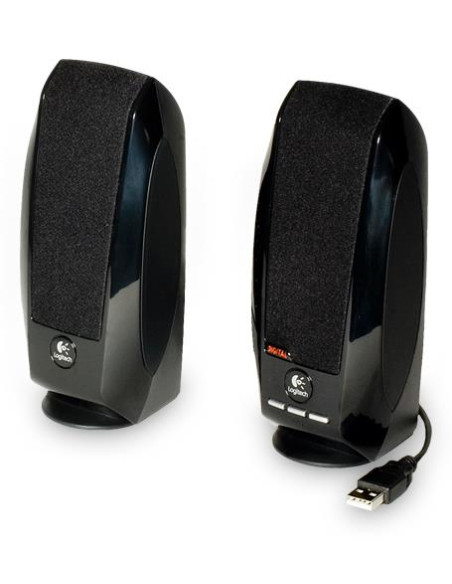Speaker, LOGITECH, P.M.P.O. 1.2 Watts, Black, 980-000029 Speaker, LOGITECH, P.M.P.O. 1.2 Watts, Black, 980-000029