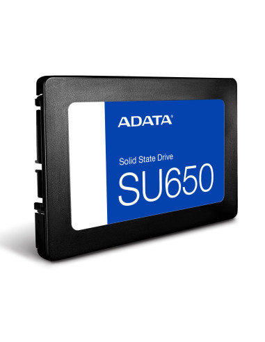 SSD, ADATA, SU650, 2TB, Write speed 450 MBytes/sec, Read speed 520 MBytes/sec, 2,5", TBW 600 TB, MTBF 2000000 hours, ASU650SS-2