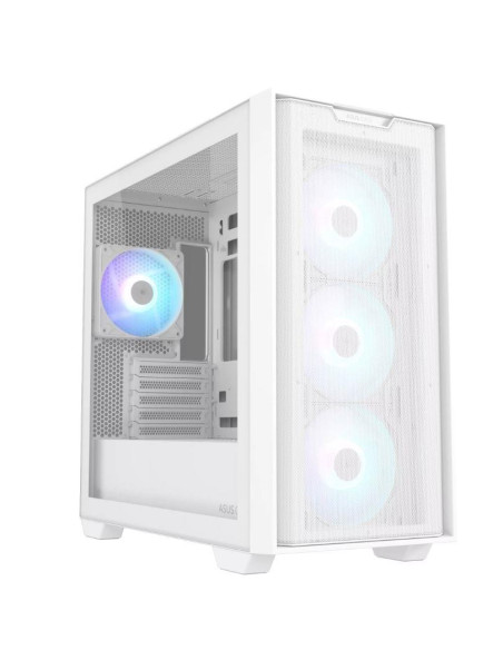 Case, ASUS, A21 PLUS, MidiTower, Case product features Transparent panel, Not included, MicroATX, MiniITX, Colour White, A21PLU Case, ASUS, A21 PLUS, MidiTower, Case product features Transparent panel, Not included, MicroATX, MiniITX, Colour White, A21PLU