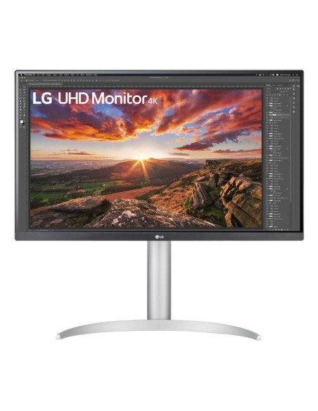 LCD Monitor, LG, 27UP850K-W, 27", Gaming, Panel IPS, 3840x2160, 16:9, 60 Hz, 5 ms, Pivot, Height adjustable, Tilt, Colour Black LCD Monitor, LG, 27UP850K-W, 27", Gaming, Panel IPS, 3840x2160, 16:9, 60 Hz, 5 ms, Pivot, Height adjustable, Tilt, Colour Black