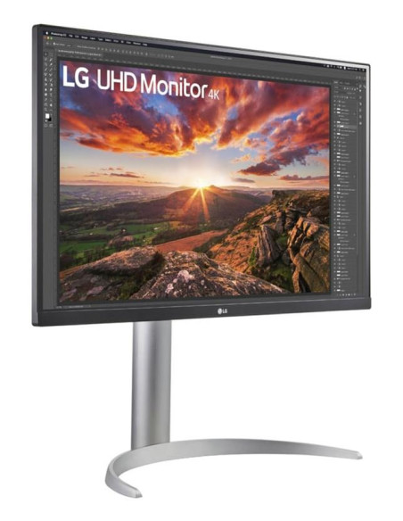 LCD Monitor, LG, 27UP850K-W, 27", Gaming, Panel IPS, 3840x2160, 16:9, 60 Hz, 5 ms, Pivot, Height adjustable, Tilt, Colour Black LCD Monitor, LG, 27UP850K-W, 27", Gaming, Panel IPS, 3840x2160, 16:9, 60 Hz, 5 ms, Pivot, Height adjustable, Tilt, Colour Black