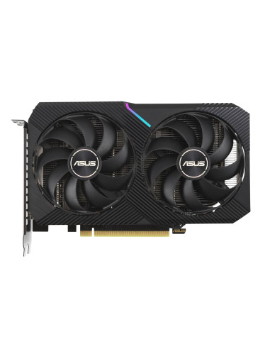 Graphics Card, ASUS, NVIDIA GeForce RTX 3060, 12 GB, 192 bit, PCIE 4.0 16x, GDDR6, GPU 1837 MHz, 1xHDMI, 3xDisplayPort, DUAL-RT