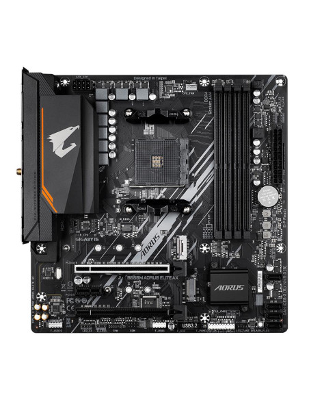 Mainboard, GIGABYTE, AMD B550, SAM4, Micro-ATX, Memory DDR4, Memory slots 4, 1xPCI-Express 3.0 1x, 1xPCI-Express 3.0 4x, 1xPCI- Mainboard, GIGABYTE, AMD B550, SAM4, Micro-ATX, Memory DDR4, Memory slots 4, 1xPCI-Express 3.0 1x, 1xPCI-Express 3.0 4x, 1xPCI-