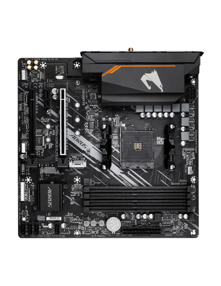 Mainboard, GIGABYTE, AMD B550, SAM4, Micro-ATX, Memory DDR4, Memory slots 4, 1xPCI-Express 3.0 1x, 1xPCI-Express 3.0 4x, 1xPCI- Mainboard, GIGABYTE, AMD B550, SAM4, Micro-ATX, Memory DDR4, Memory slots 4, 1xPCI-Express 3.0 1x, 1xPCI-Express 3.0 4x, 1xPCI-