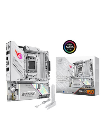 Mainboard, ASUS, AMD B850, SAM5, Micro-ATX, Memory DDR5, Memory slots 4, 1xPCI-Express 5.0 16x, 4xM.2, 1xHDMI, 1xDisplayPort, 2
