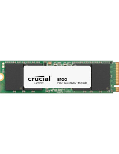 SSD, CRUCIAL, E100, 1TB, M.2, NVMe, 3D NAND, Write speed 3000 MBytes/sec, Read speed 5000 MBytes/sec, CT1000E100SSD8