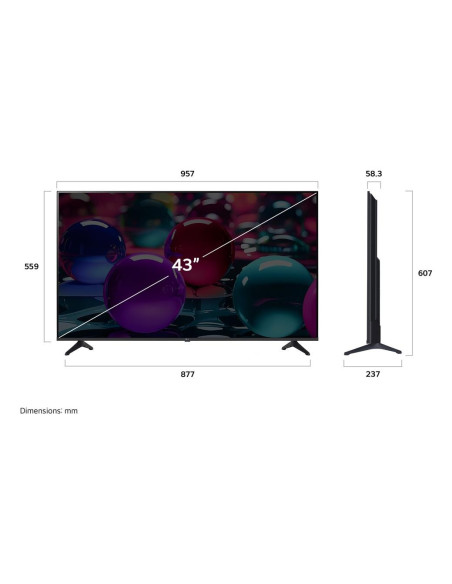 TV Set, LG, 43 ", 4K Ultra HD, 3840 x 2160 pixels, Flat, 16:9, LED, 43UA73003LA TV Set, LG, 43 ", 4K Ultra HD, 3840 x 2160 pixels, Flat, 16:9, LED, 43UA73003LA