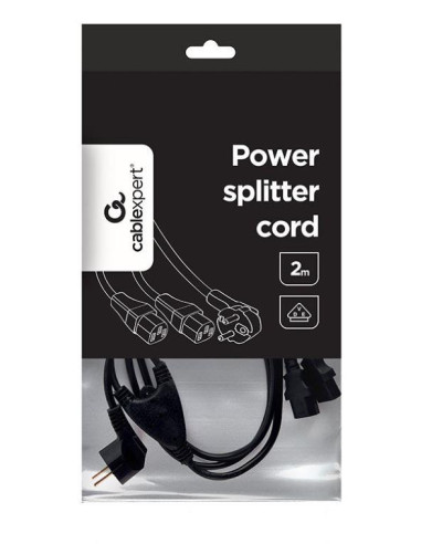 CABLE POWER SPLITTER VDE 2M/PC-186-ML6 GEMBIRD