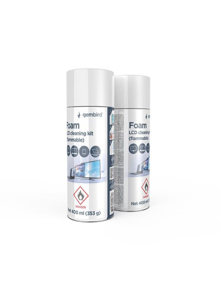 CLEANING KIT LCD FOAM 400ML/CK-LCD-08 GEMBIRD CLEANING KIT LCD FOAM 400ML/CK-LCD-08 GEMBIRD