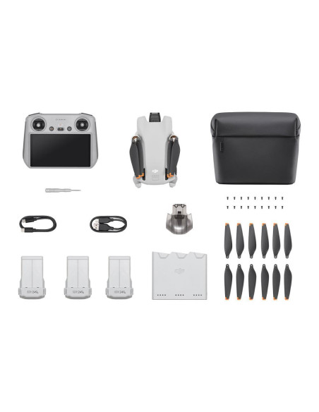 Drone, DJI, DJI Mini 3 (DJI RC) Fly More Combo, Consumer, CP.MA.00000782.02