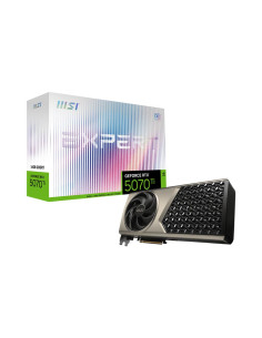 Graphics Card, MSI, NVIDIA, GeForce RTX 5070 Ti, 16 GB, GDDR7, 256 bit, PCI Express x16 5.0, Active, RTX5070TI16GEXPERTOC