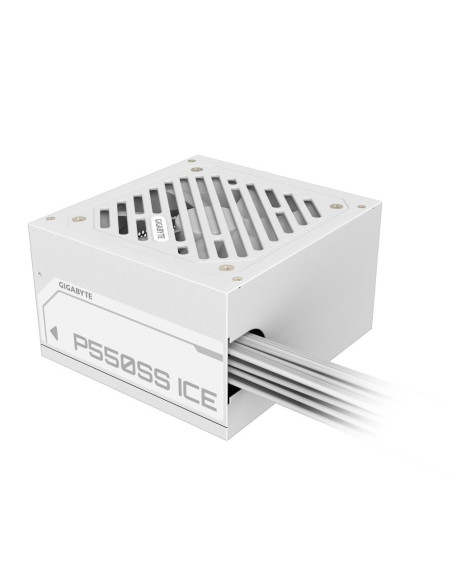 Power Supply, GIGABYTE, GP-P550SS ICE, 550 Watts, Efficiency 80 PLUS SILVER, PFC Active, MTBF 100000 hours, GP-P550SSICE