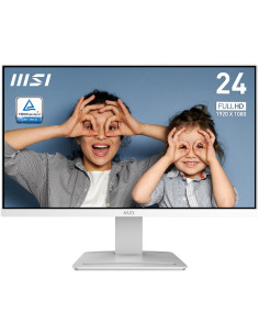LCD Monitor, MSI, PRO MP2412W, 23.8", Business, Panel VA, 1920x1080, 16:9, 100 Hz, 1 ms, Colour White, PROMP2412W
