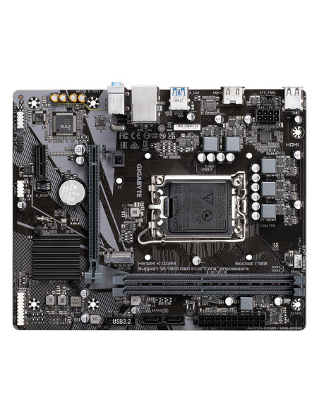 Mainboard, GIGABYTE, Intel H610, LGA1700, Micro-ATX, Memory DDR4, Memory slots 2, H610MKDDR42.0
