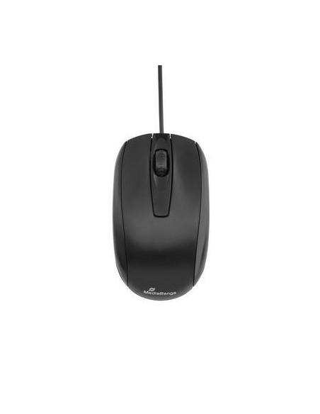 MOUSE USB OPTICAL BLACK/3-BUTTON MROS210 MEDIARANGE