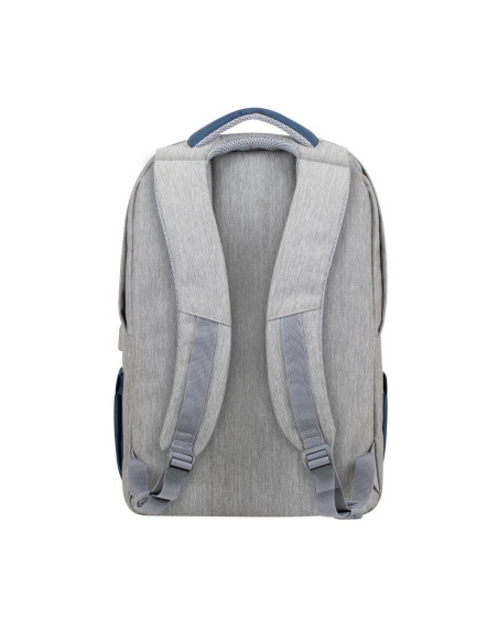 NB BACKPACK ANTI-THEFT 17.3"/7567 GREY/DARK BLUE RIVACASE
