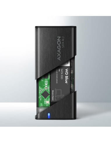 SSD ACC ENCLOSURE M.2 SATA/USB-C EEM2-SBC AXAGON